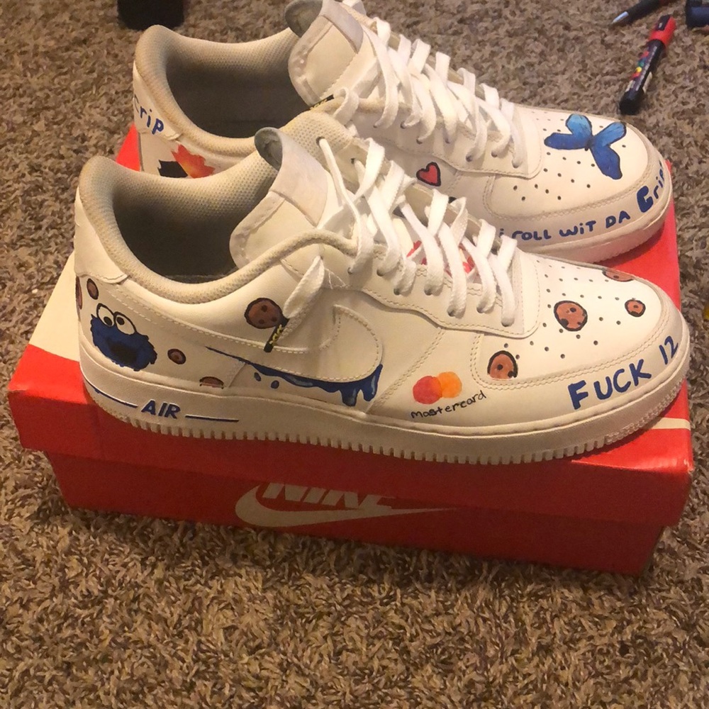 Custom air forces🎨✍️